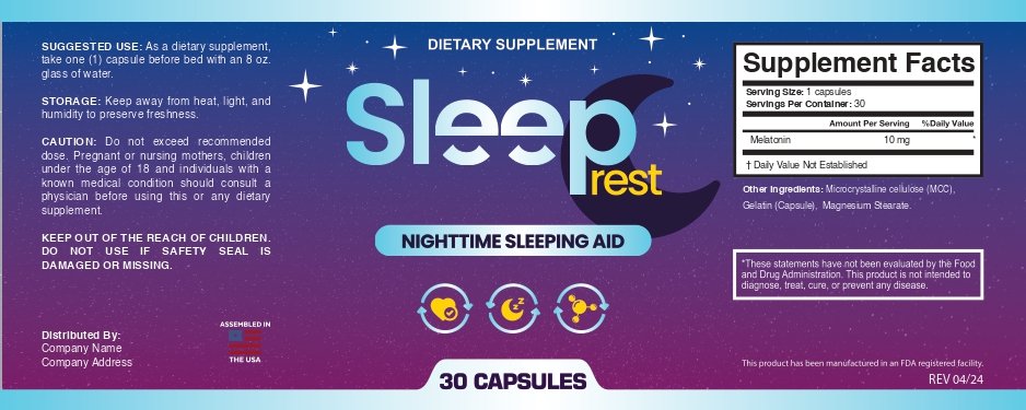 Gut Brain Shield Label